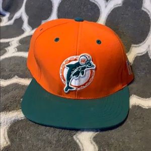 Orange and Green Miami Dolphins SnapBack
